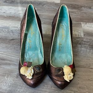 Irregular choice chocolate heels